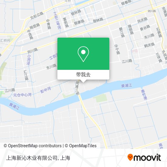 上海新沁木业有限公司地图