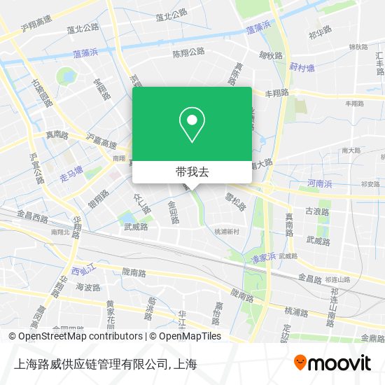 上海路威供应链管理有限公司地图