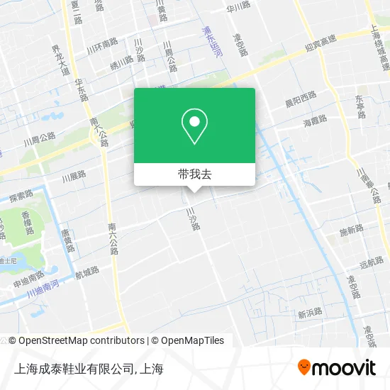 上海成泰鞋业有限公司地图