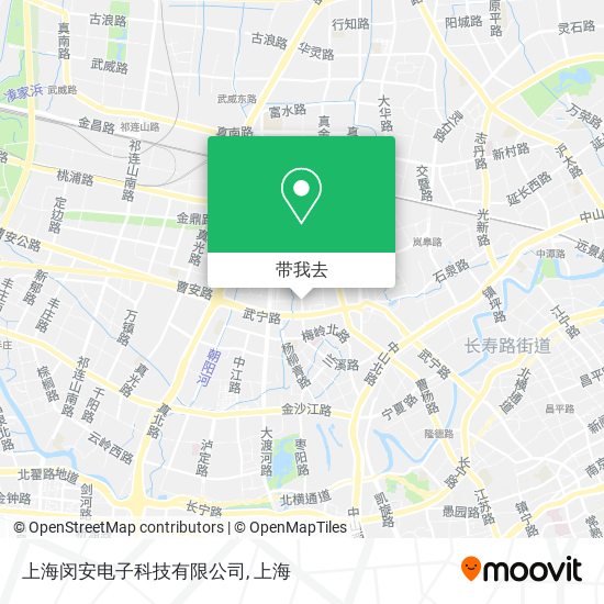 上海闵安电子科技有限公司地图