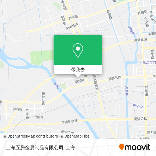 上海五腾金属制品有限公司地图