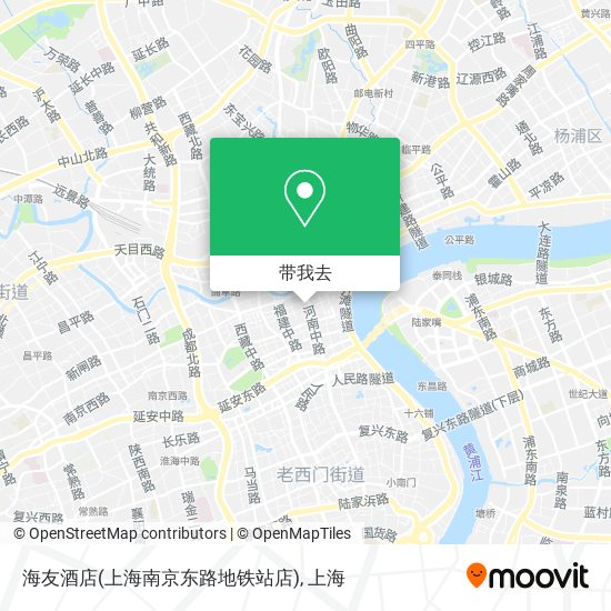 海友酒店(上海南京东路地铁站店)地图