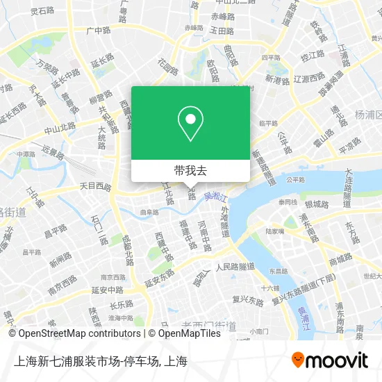 上海新七浦服装市场-停车场地图