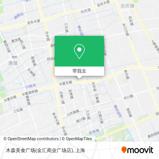 木森美食广场(金汇商业广场店)地图