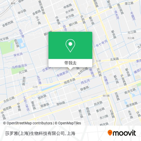 莎罗雅(上海)生物科技有限公司地图