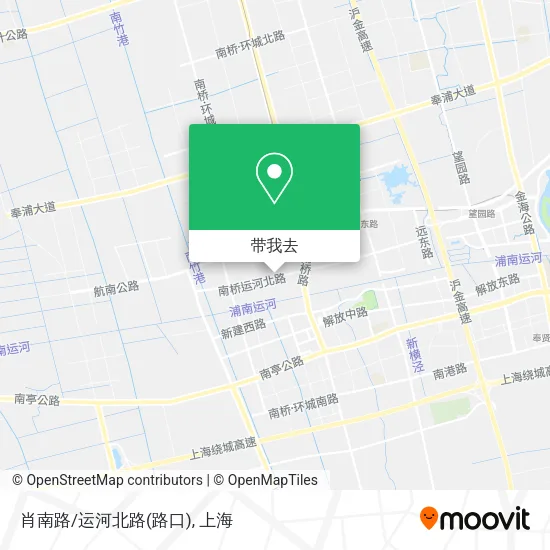 肖南路/运河北路(路口)地图