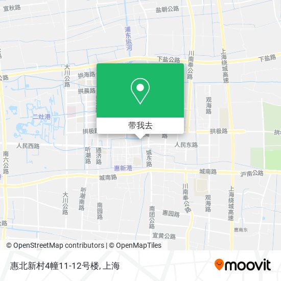 惠北新村4幢11-12号楼地图