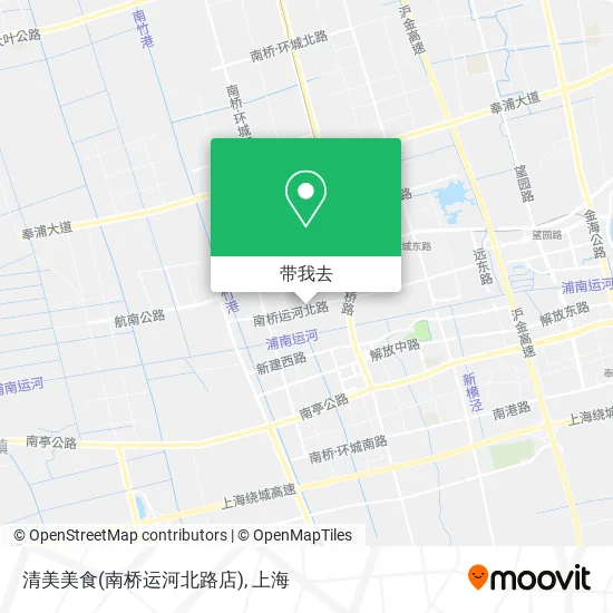 清美美食(南桥运河北路店)地图