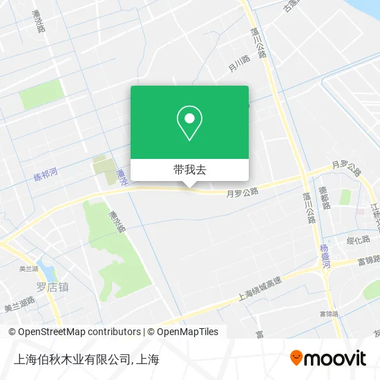 上海伯秋木业有限公司地图