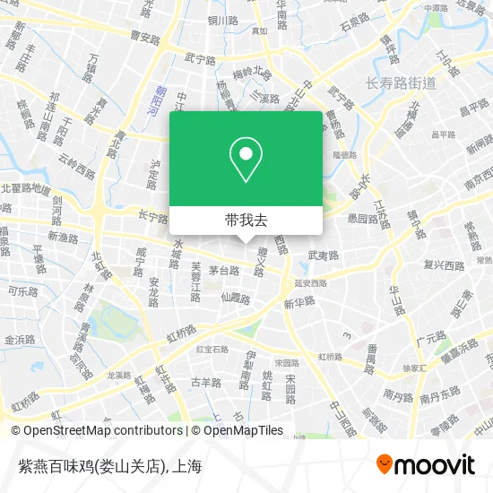 紫燕百味鸡(娄山关店)地图