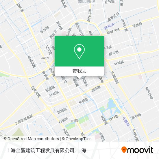 上海金赢建筑工程发展有限公司地图