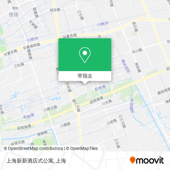 上海新新酒店式公寓地图