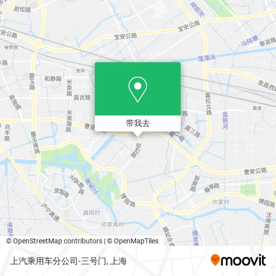 上汽乘用车分公司-三号门地图