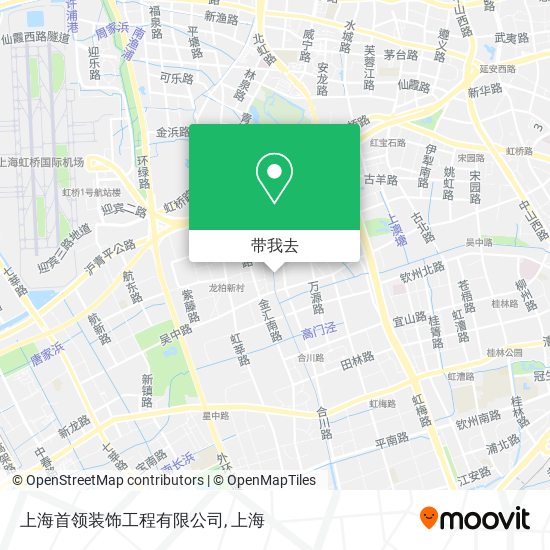 上海首领装饰工程有限公司地图