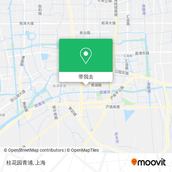 桂花园青浦地图