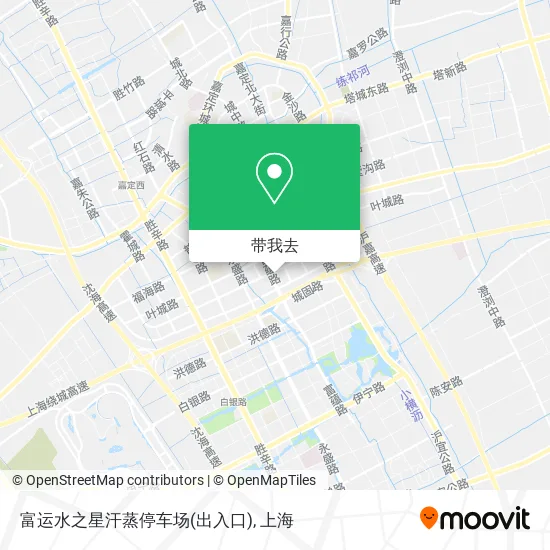 富运水之星汗蒸停车场(出入口)地图