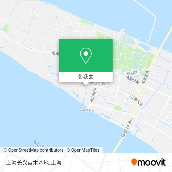 上海长兴苗木基地地图
