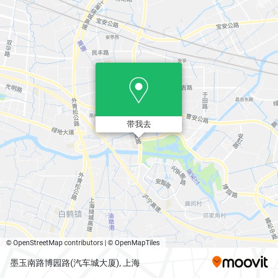 墨玉南路博园路(汽车城大厦)地图