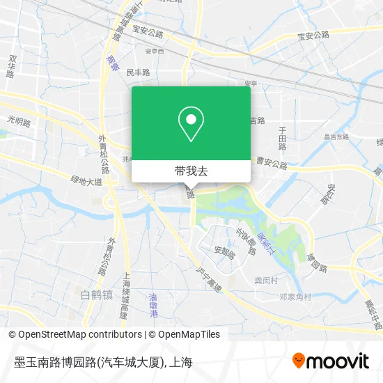 墨玉南路博园路(汽车城大厦)地图