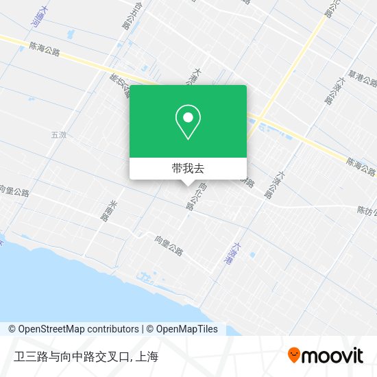 卫三路与向中路交叉口地图