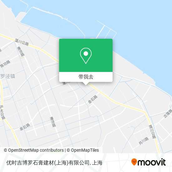 优时吉博罗石膏建材(上海)有限公司地图