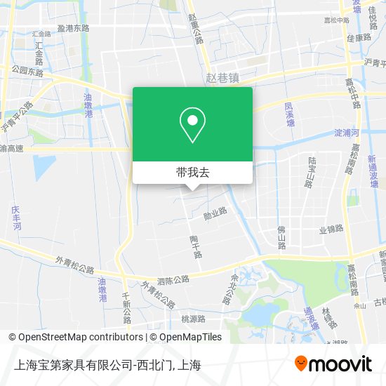 上海宝第家具有限公司-西北门地图