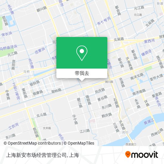 上海新安市场经营管理公司地图