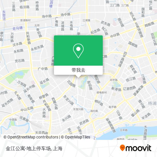金江公寓-地上停车场地图