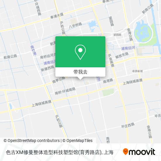 色古XM修曼整体造型科技塑型馆(育秀路店)地图