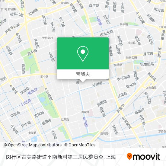 闵行区古美路街道平南新村第三居民委员会地图