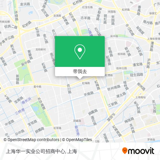 上海华一实业公司招商中心地图