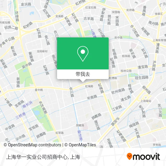 上海华一实业公司招商中心地图