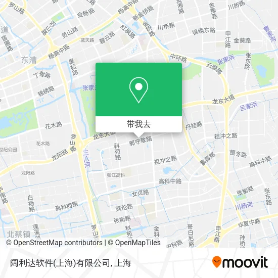 阔利达软件(上海)有限公司地图