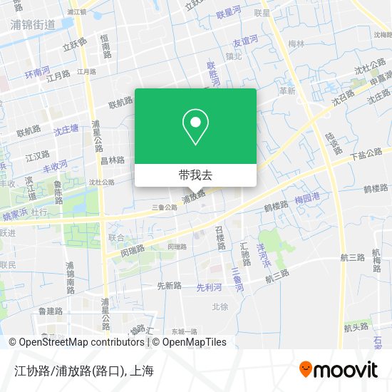 江协路/浦放路(路口)地图