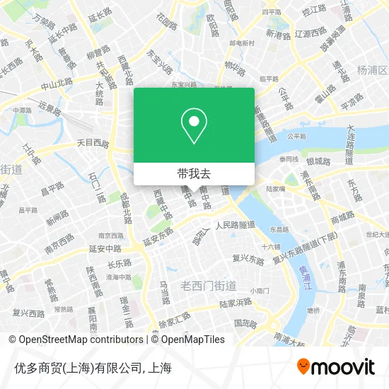 优多商贸(上海)有限公司地图