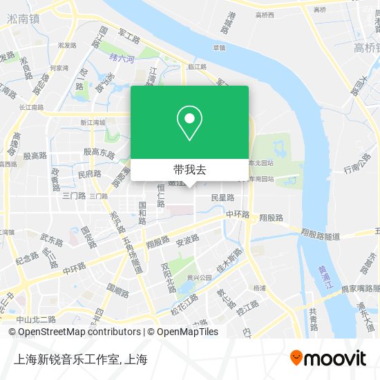 上海新锐音乐工作室地图