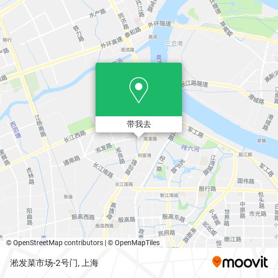 淞发菜市场-2号门地图