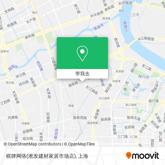 棋牌网络(淞发建材家居市场店)地图