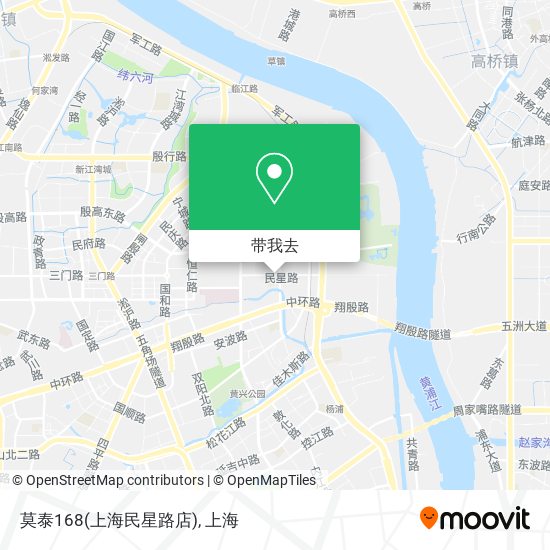 莫泰168(上海民星路店)地图