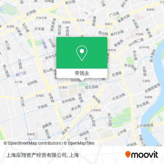 上海应翔资产经营有限公司地图