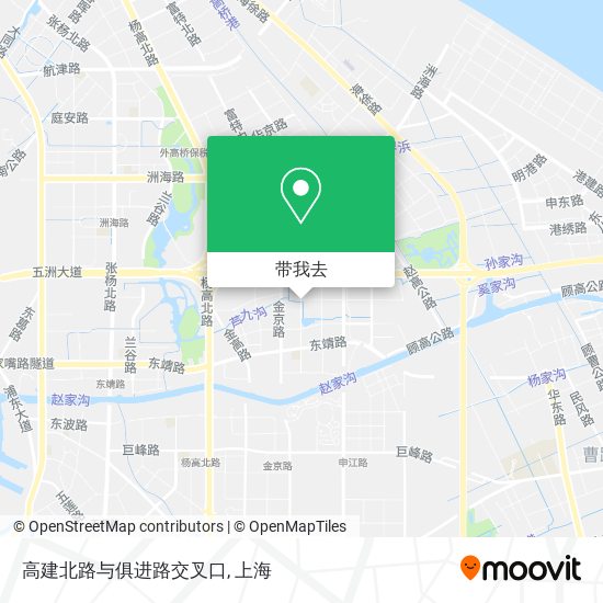 高建北路与俱进路交叉口地图