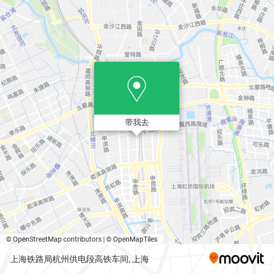 上海铁路局杭州供电段高铁车间地图