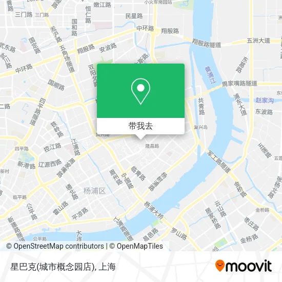 星巴克(城市概念园店)地图