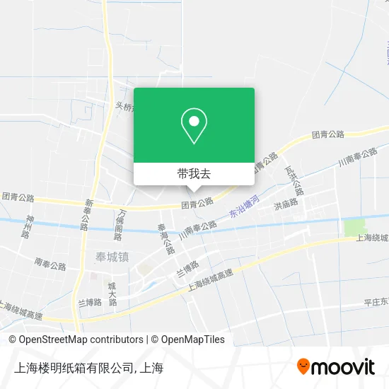 上海楼明纸箱有限公司地图