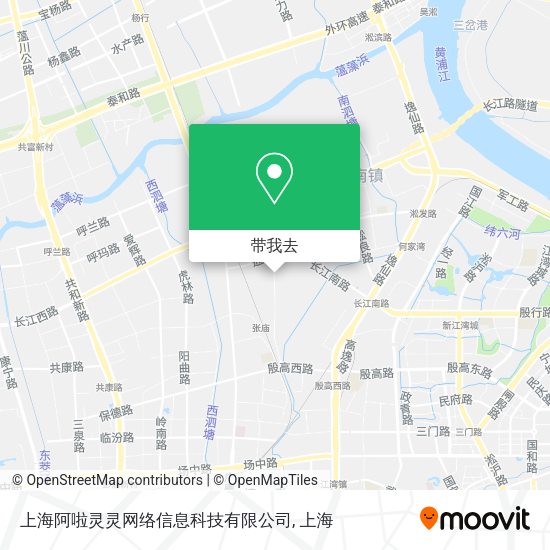 上海阿啦灵灵网络信息科技有限公司地图