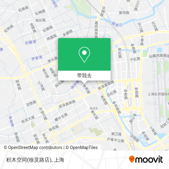 积木空间(徐灵路店)地图
