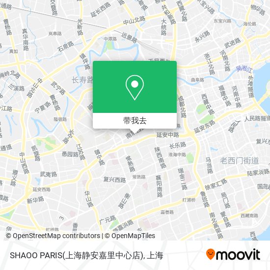 SHAOO PARIS(上海静安嘉里中心店)地图