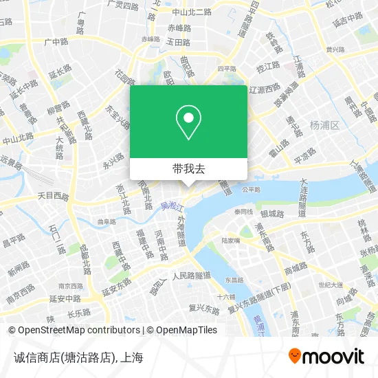 诚信商店(塘沽路店)地图