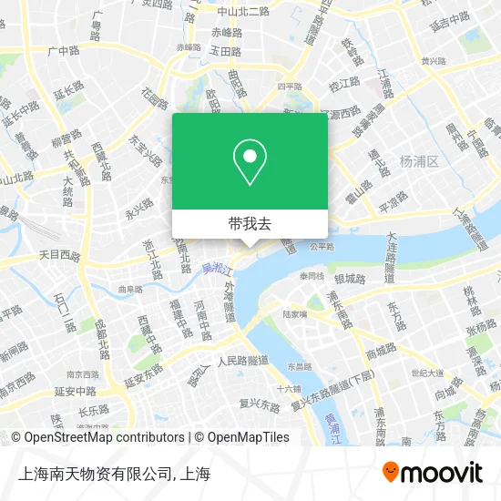 上海南天物资有限公司地图