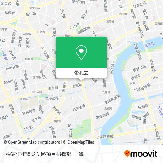 徐家汇街道龙吴路项目指挥部地图